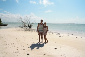 Am Paradise Beach auf Sansibar