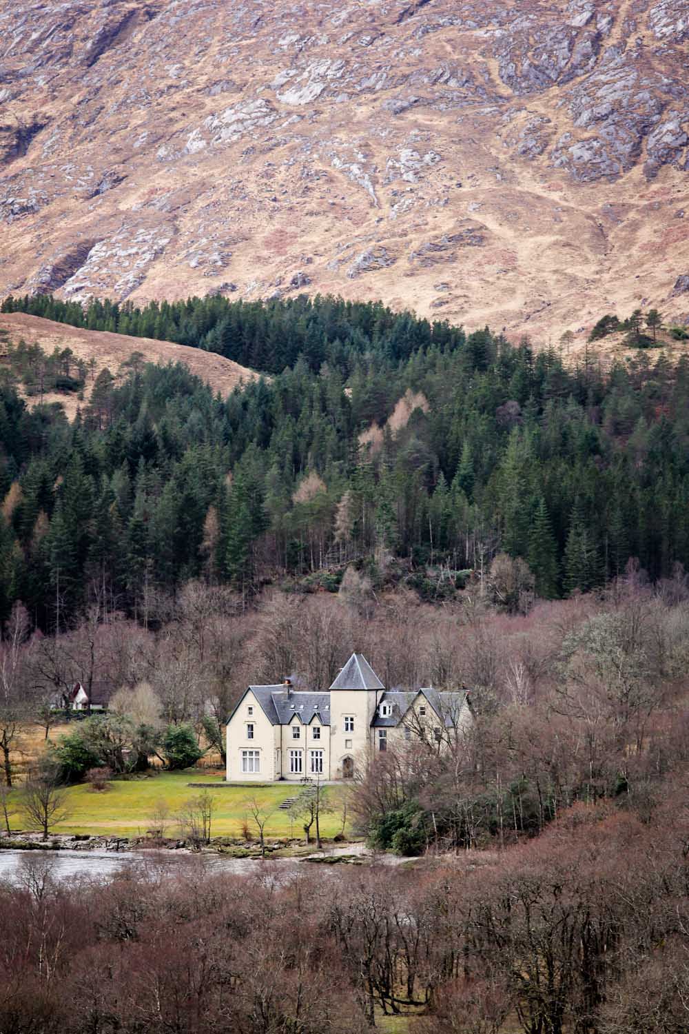 Tal von Glennfinnan, Highlands, Schottland